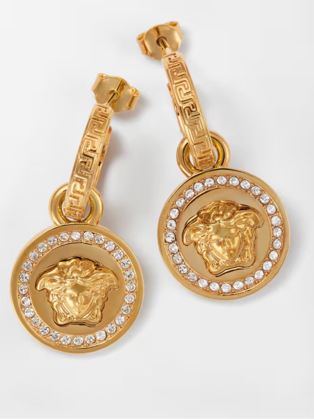 🔥Like New La Medusa Crystal Earrings full inclusion with receipt🔥
